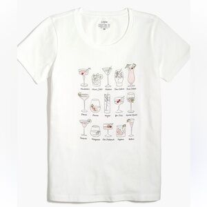 Cocktail graphic tee EUC